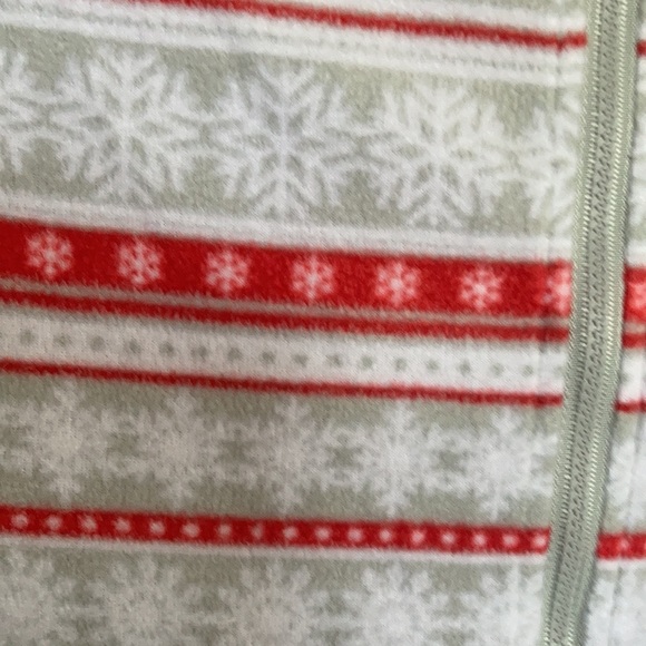 Unisex Snowflake fairisle footless fleece onesie PJ 4T - Picture 15 of 16